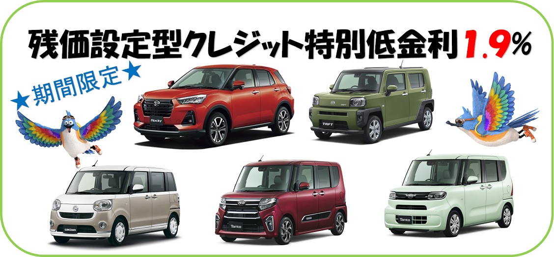 ワンダフルクレジット1.9パーセント